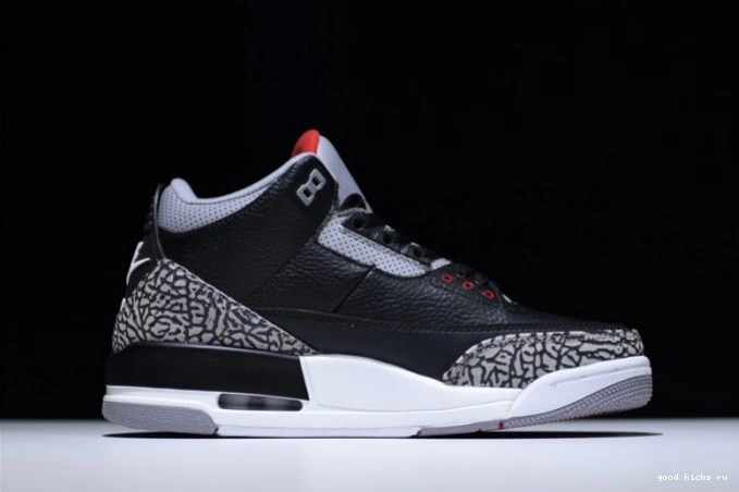854262-001 Cement Air Black Jordan 3 0825